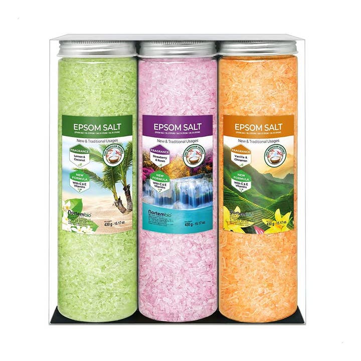 Epsom Salts 3X430 G. 100% Vanilla Fragrance, Roses for wholesale by NORTEM BIOTECHNOLOGY GROUP
