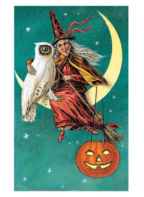 Laughing Elephant - Wholesale Postcard Set - Halloween Postcard Box - 36 Unique Vintage Postcards5