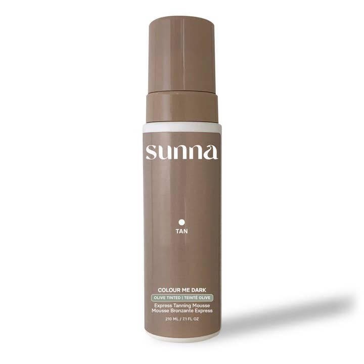 COLOUR ME DARK EXPRESS TANNING MOUSSE - OLIVE 210ML for wholesale by SunnaTan