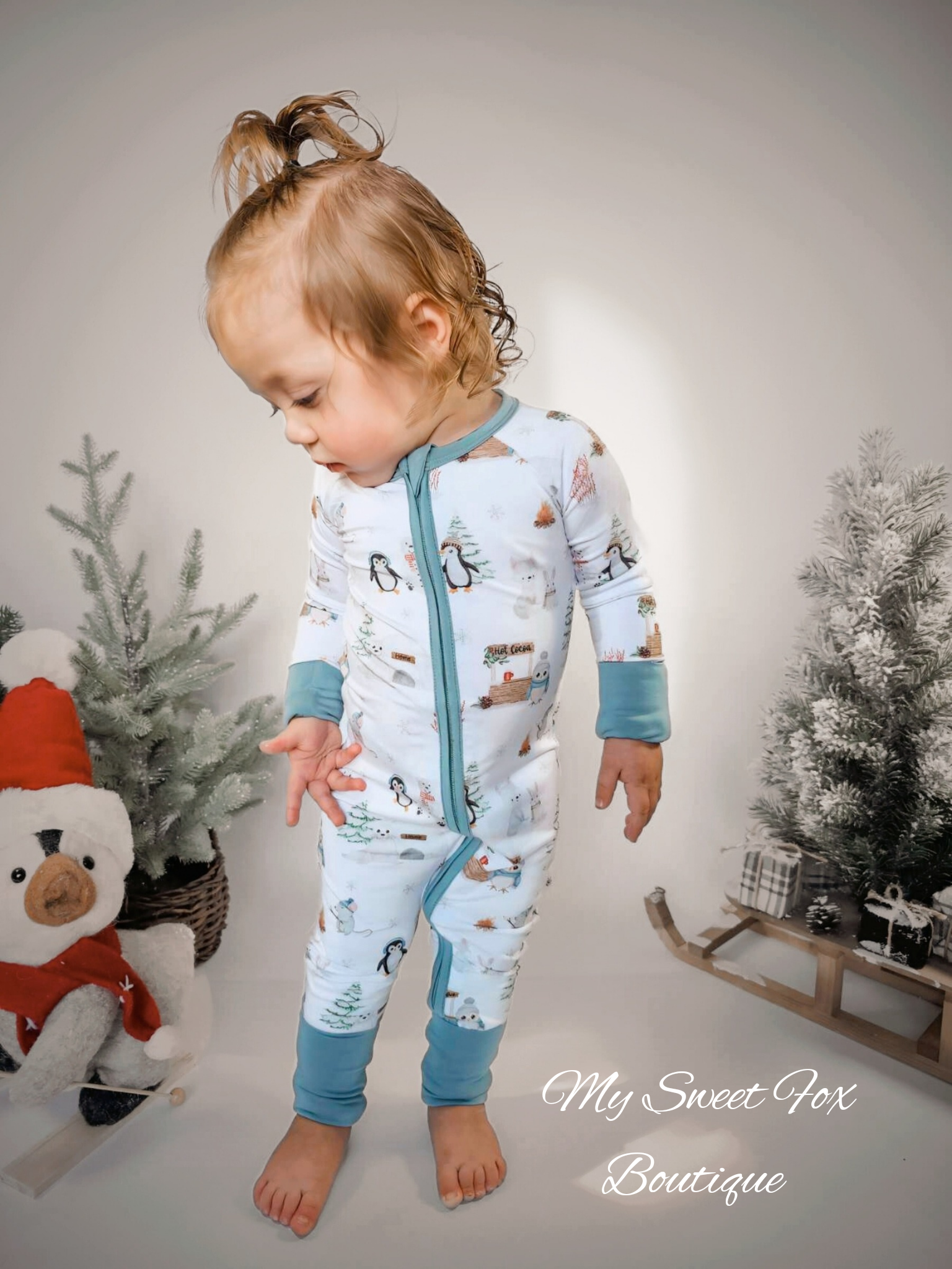 My Sweet Fox Boutique - Wholesale Kruippakje - Baby - Bamboe Zippy voor de winter2