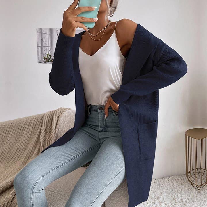 Masyal - Wholesale Cardigan - Women's - Autumn Knitted Casual Women's Cardigan Sweater Jacket8