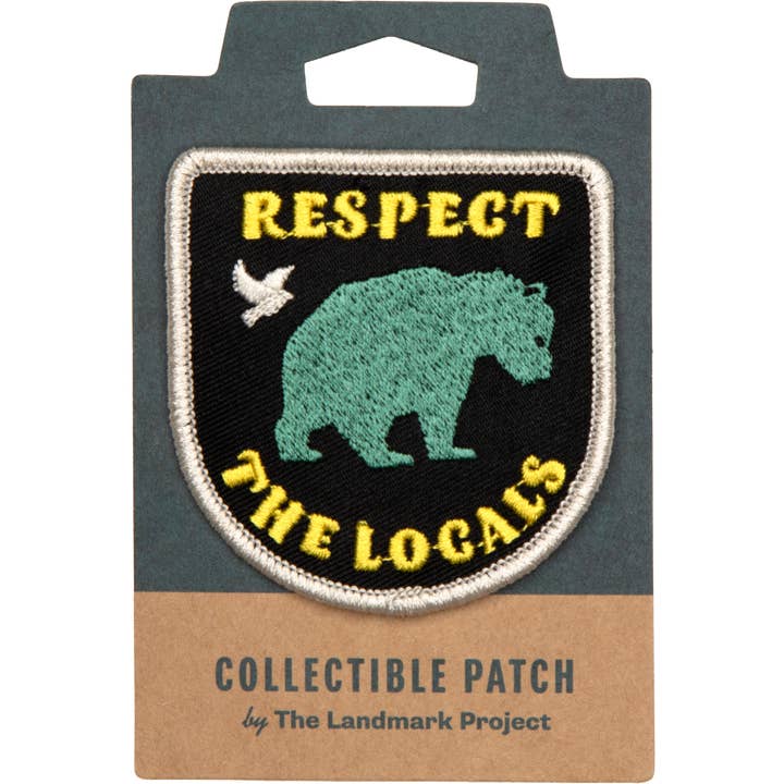 The Landmark Project - Venta al por mayor Parches - Parche bordado Respect the Locals1