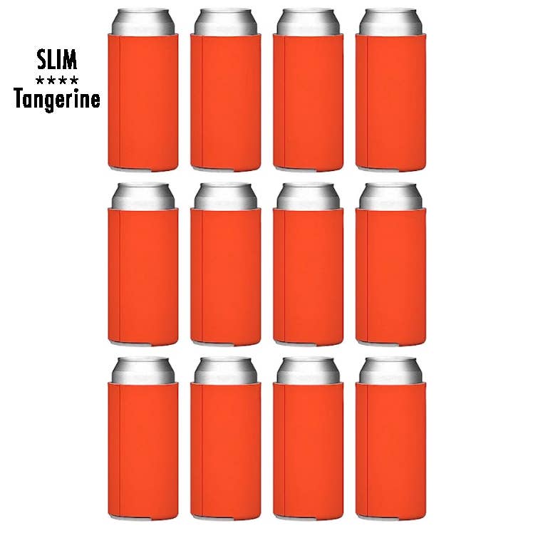 Liane Fried Studio - Wholesale Drink Huggers & Koozies - CUSTOM  **SLIM** 12 oz. Koozie Can Holder ~ CHOICE OF COLORS7