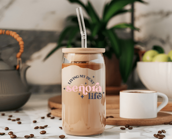 Fui Fuío by Ktna – wholesale Drinking glass/cup – Señora Life Glass Can0