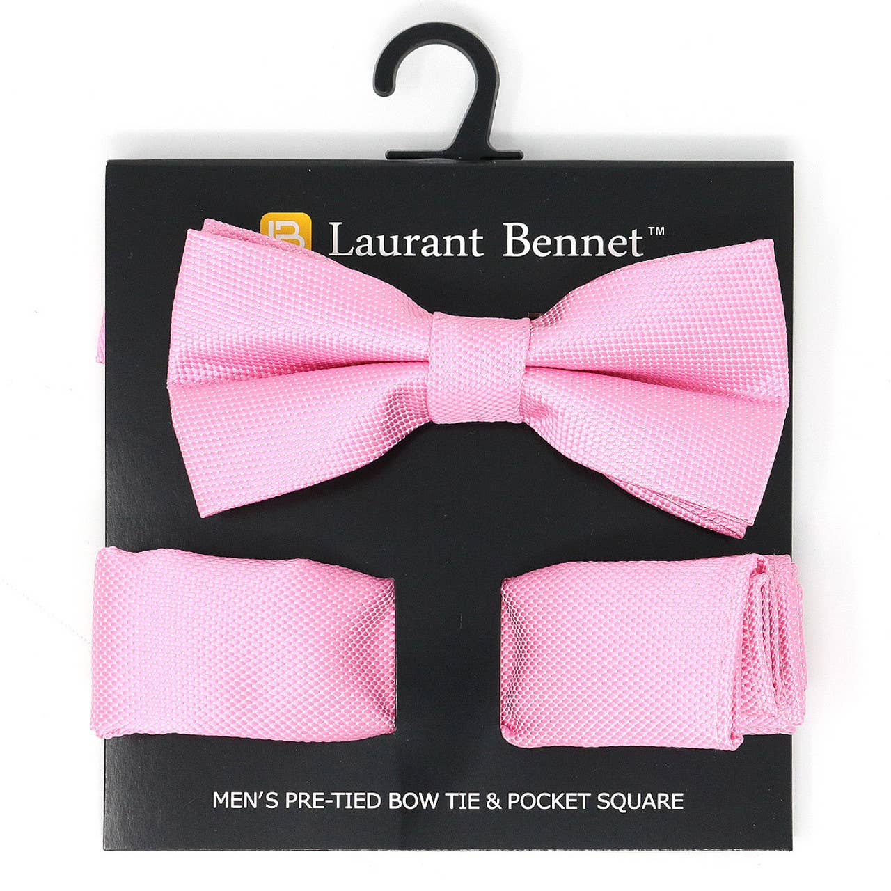 Selini New York - Vente Nœud papillon – homme - Ensemble nœud papillon et mouchoir en polyéthylène tissé pour hommes - BTH63081