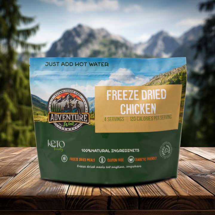 Freeze Dried Chicken for wholesale by Adventure Well Outdoors
