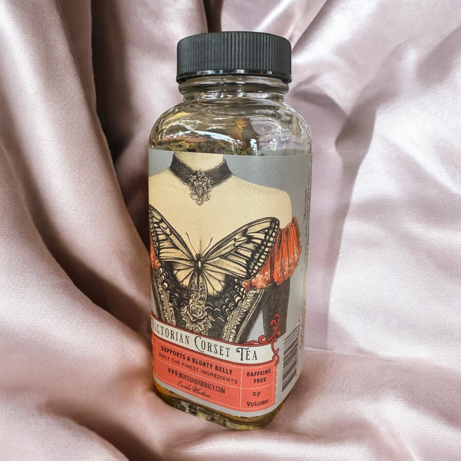 Montana Farmacy - Wholesale Loose Tea - Vintage Victorian Corset Tea support a bloaty tummy Tea Jar5