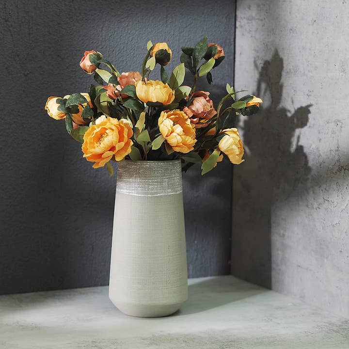 Hosley - Wholesale Vase - Hosley® Ceramic Vase 9.84in H Set of 2