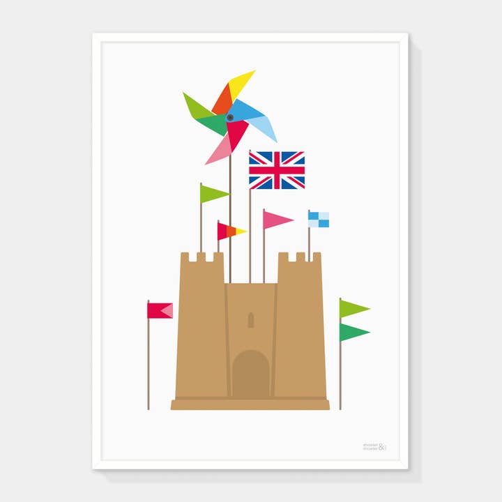 Reproducción de arte Sand Castle para venta al por mayor de Showler and Showler