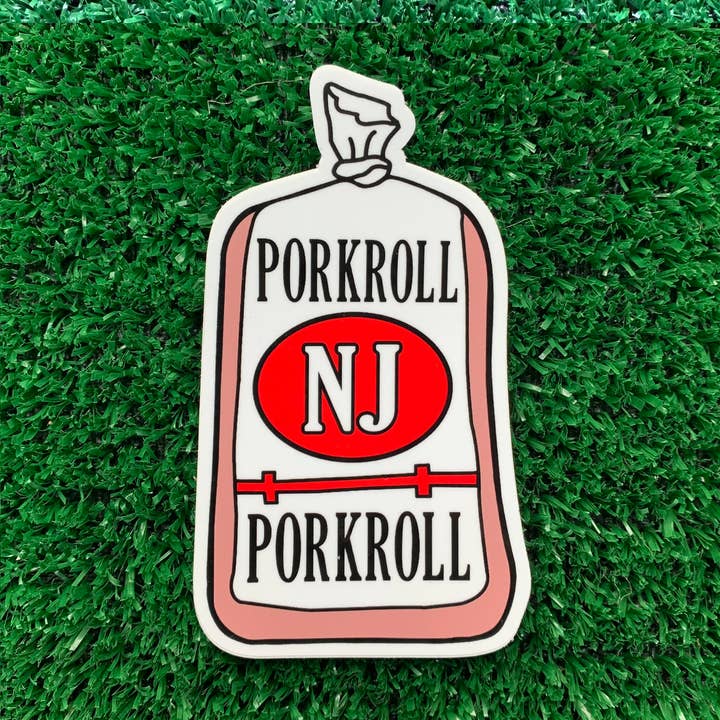 Varkensrollade vinylsticker voor wholesale door Yardsale Press