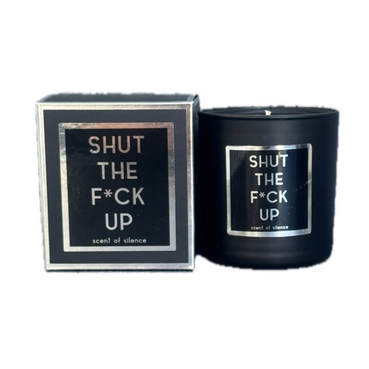 SHUT THE F*CK UP Candle - Scent of Silence for wholesale by Rude Dude Fragrances by Cali Cosmetics, Inc.
