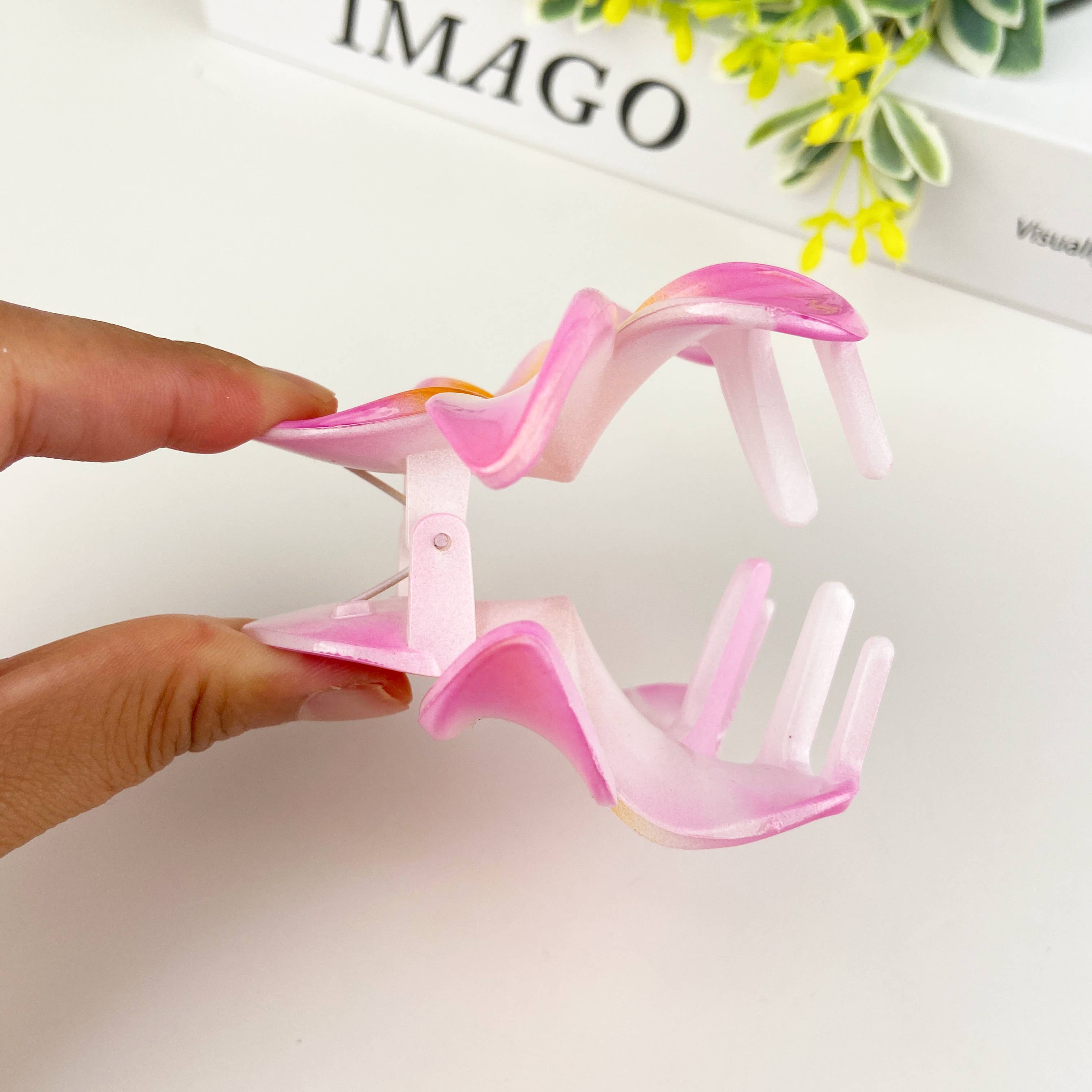 SoapElenGlen - Wholesale Hair Clip - Women's - Colorful plumeria hair Clip19