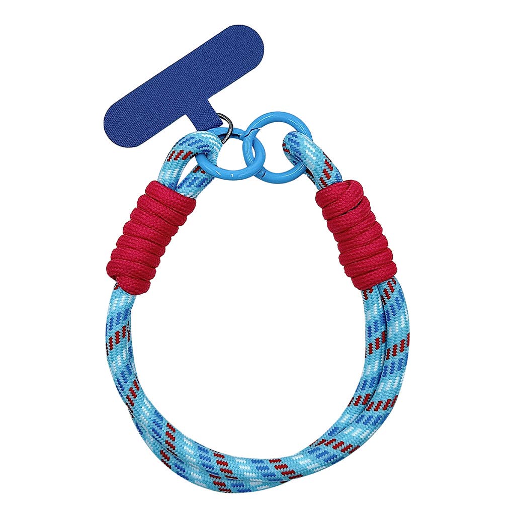 Fashion City - Wholesale Phonecase Strap - Colorful Rope Knotted Phone Charm Wrist Strap16