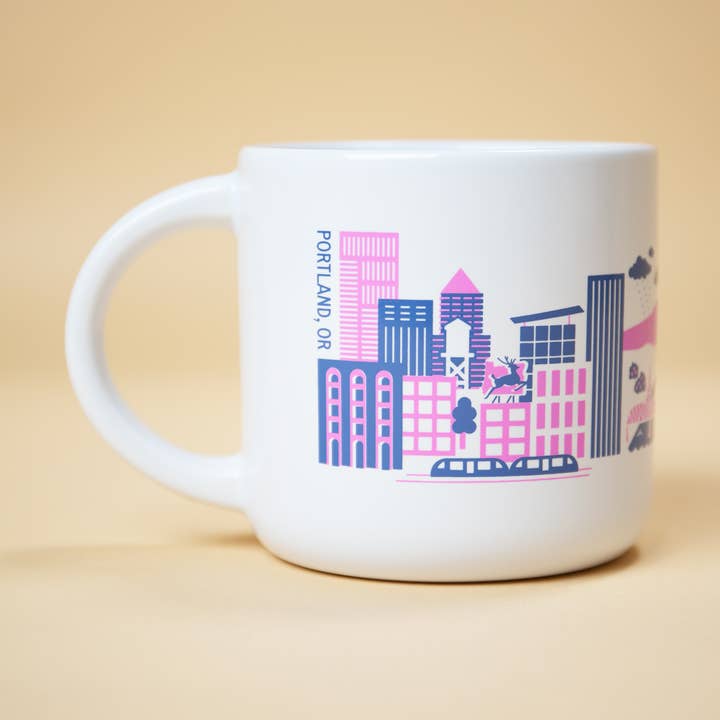 Portland Skyline Beker voor wholesale door Tender Loving Empire