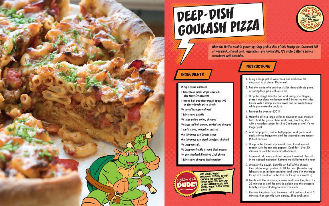 Insight Editions - #1 Pop Culture Publisher - Wholesale Cookbooks & Food - The Teenage Mutant Ninja Turtles Pizza Cookbook1