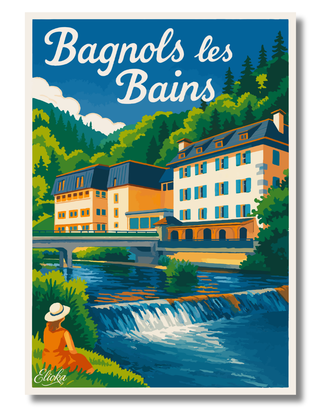 ELIOKA - Wholesale Poster - Display "Bagnols les Bains"0