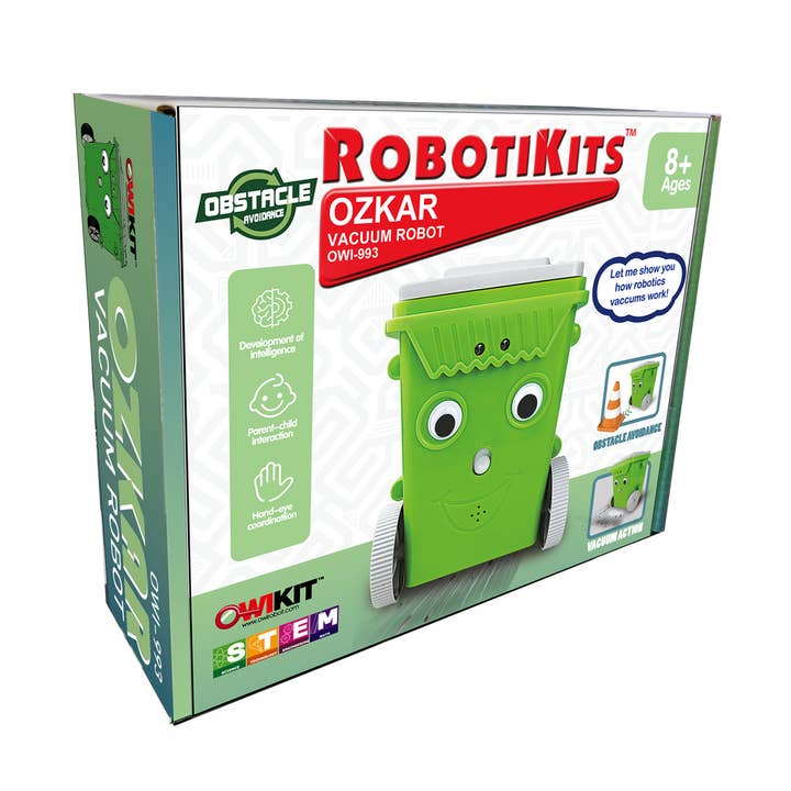 OWI Inc. - Wholesale Build-a-Toy - Kids - Ozkar Vacuum Robot