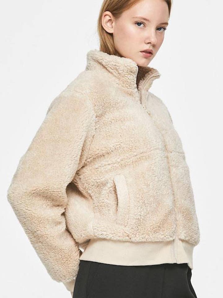 Teddy Full Zip Fleece for wholesale by Mulawear