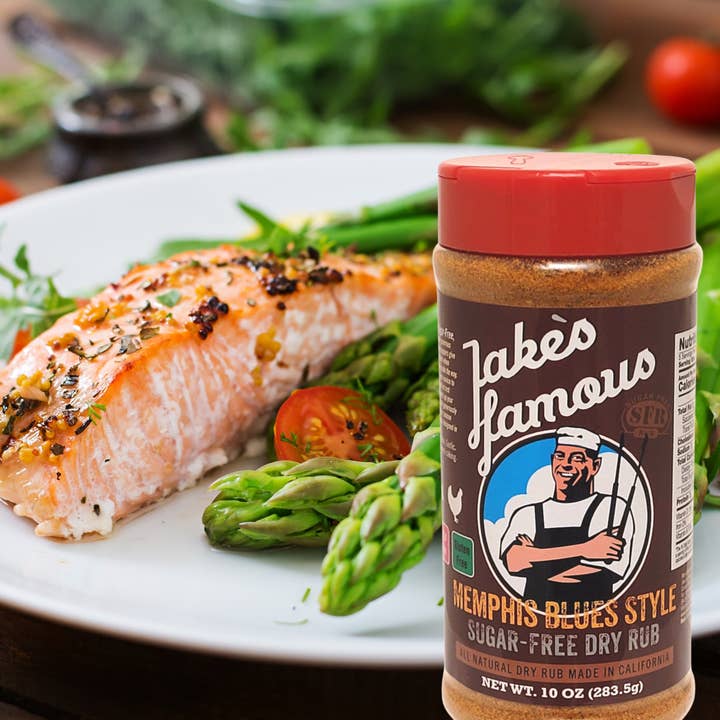 Jake's Famous Foods, LLC - Wholesale Rub - Jake’s Famous Memphis Rub, 10 Oz Sugar Free, Gluten Free1