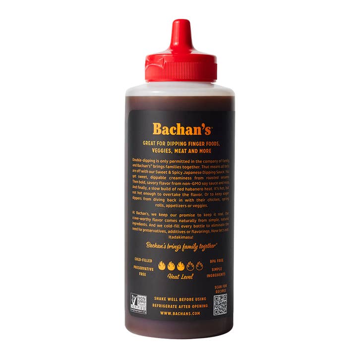 Bachan's - Wholesale Dip - Sweet & Spicy Japanese Dipping Sauce, 16oz