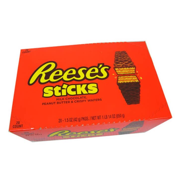 I Got Your Candy - Wholesale Chocolate Covered Sweets - Reese's Sticks 1.5oz - 20ct