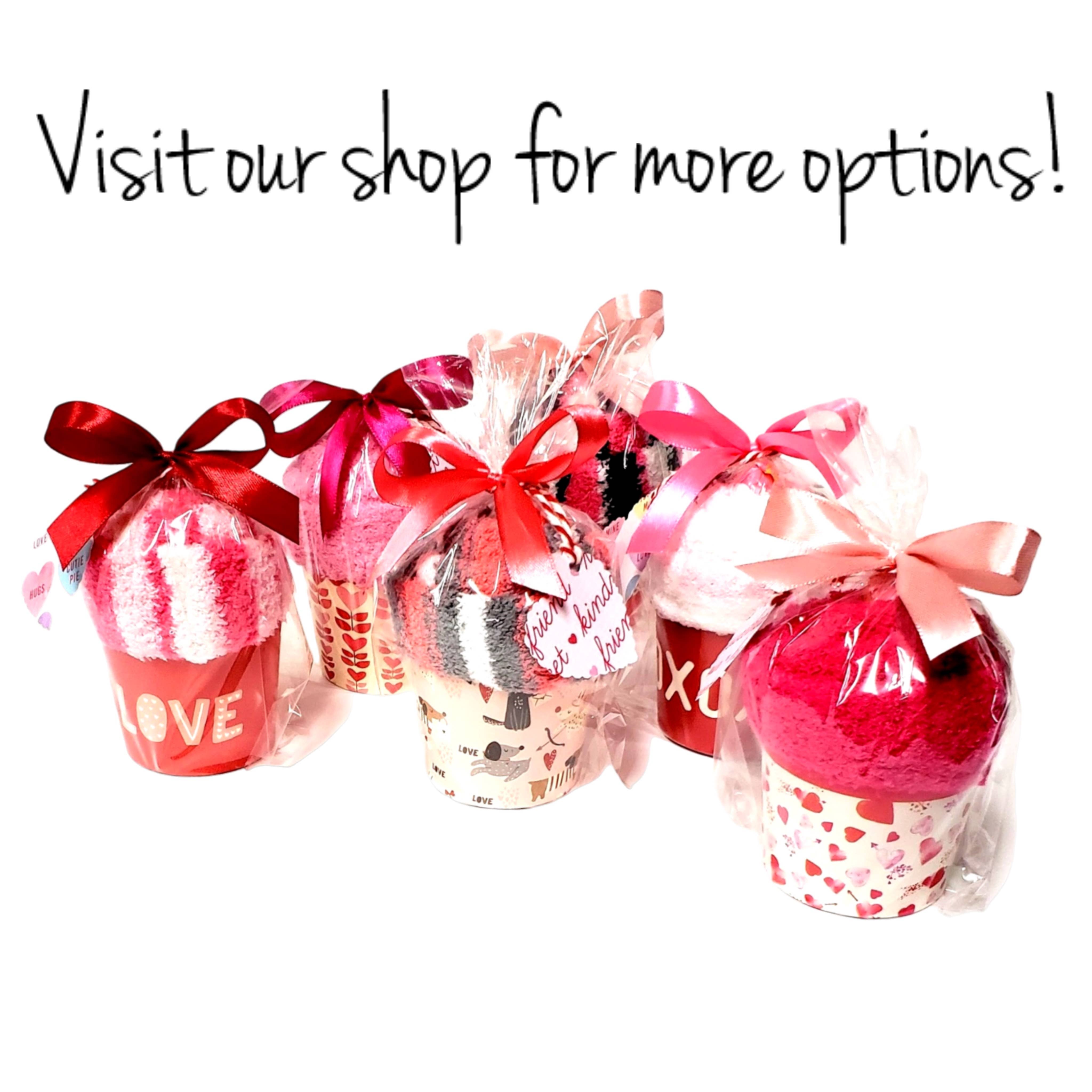 My Nana's Gifts - Wholesale Gift Box - Galentine’s Day Gift Box – Cupcake Socks for Women & Teens7