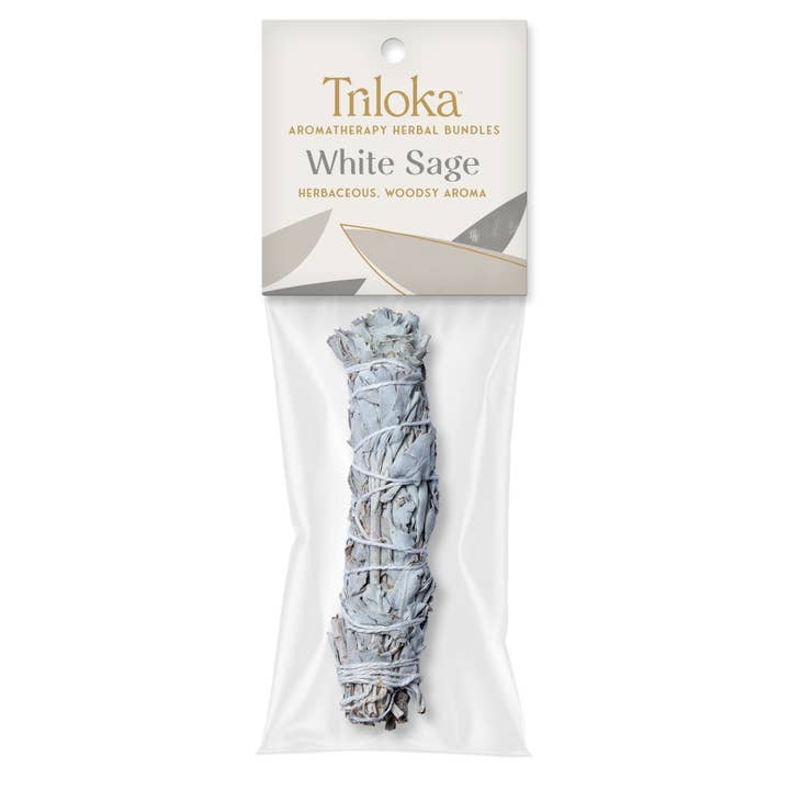 Triloka White Sage - Medium Herbal Bundle for wholesale by Triloka