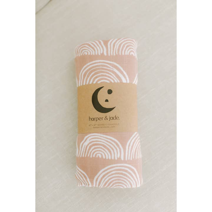 Bambus Muslin Swaddle - Rainbow Efter Stormen for engroshandel hos harper and jade