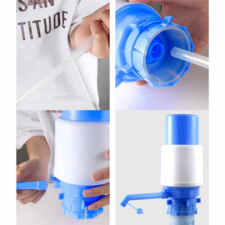 VIGOR - Wholesale Water Bottle - Hand Press Large Bottle Dispenser Mini Portable Plastic 19li3