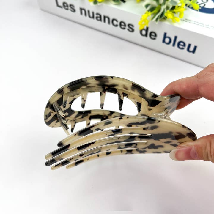 TheDivaSoap - Wholesale Hair Clip - Women's - Flat Round Hair Clip, Spring and Autumn Claw Clip10