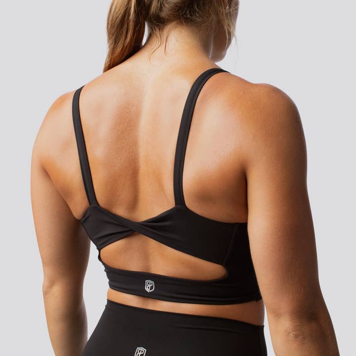 Soutien-gorge de sport Your Go to (noir) pour la vente par Born Primitive