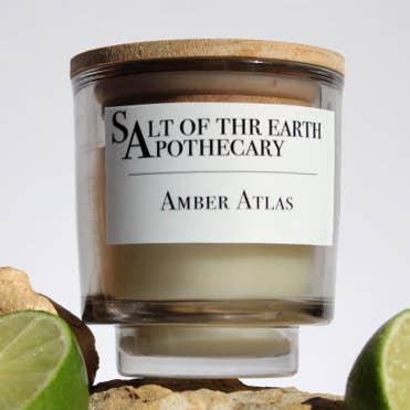 Amber Atlas Candle for wholesale by Salt of the Earth Apothecary