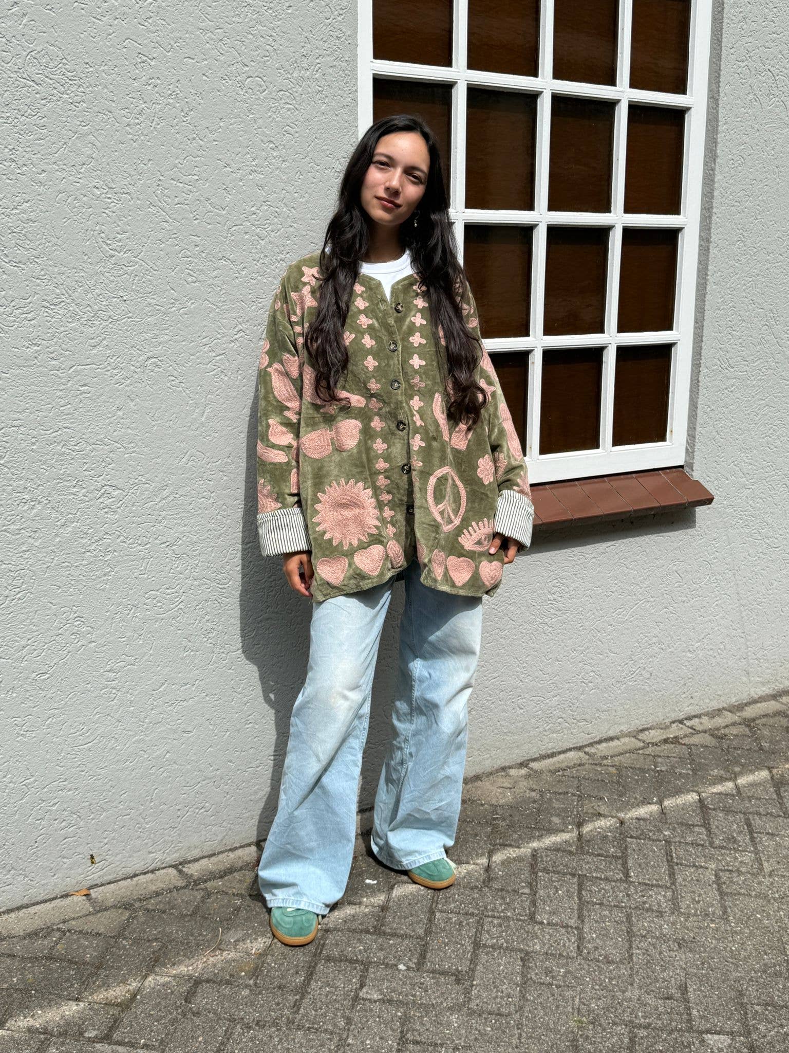 ToutVintage - Wholesale Jacket - Women's - Velvet Jacket DREAM green pink10