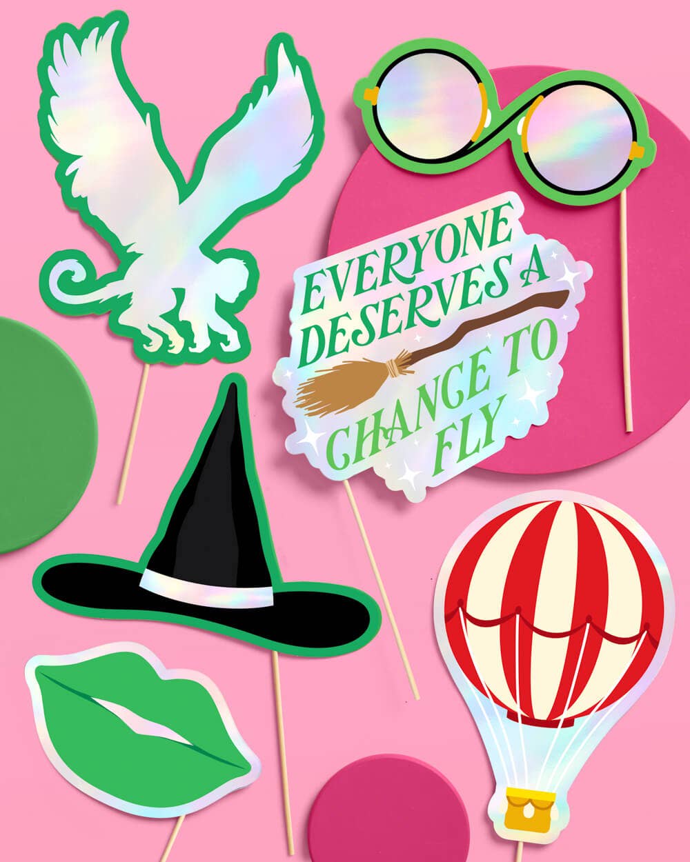 Petit Fetti - Wholesale Party Sign/Banner - Holding Space Props - 24 pc. photo booth set2