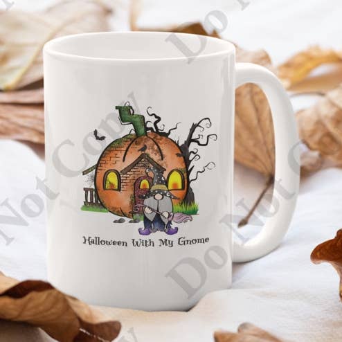 Kaffekrus - Halloween med min gnome for engroshandel hos Words of Ivy