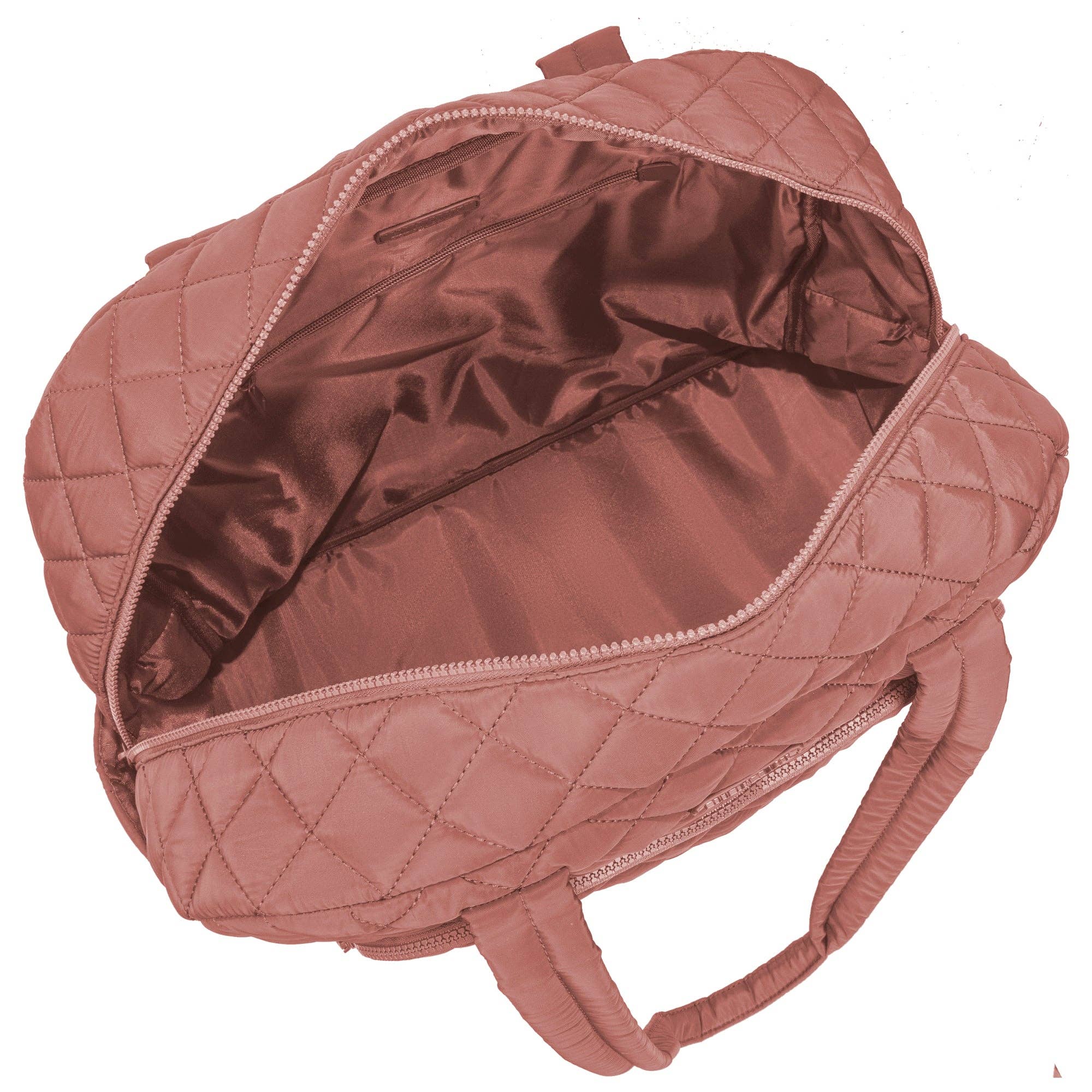 Magid - Wholesale Weekender Bag - Women's - Ellen Tracy 20 Inch Diamond Nylon Quilted Travel Duffel26