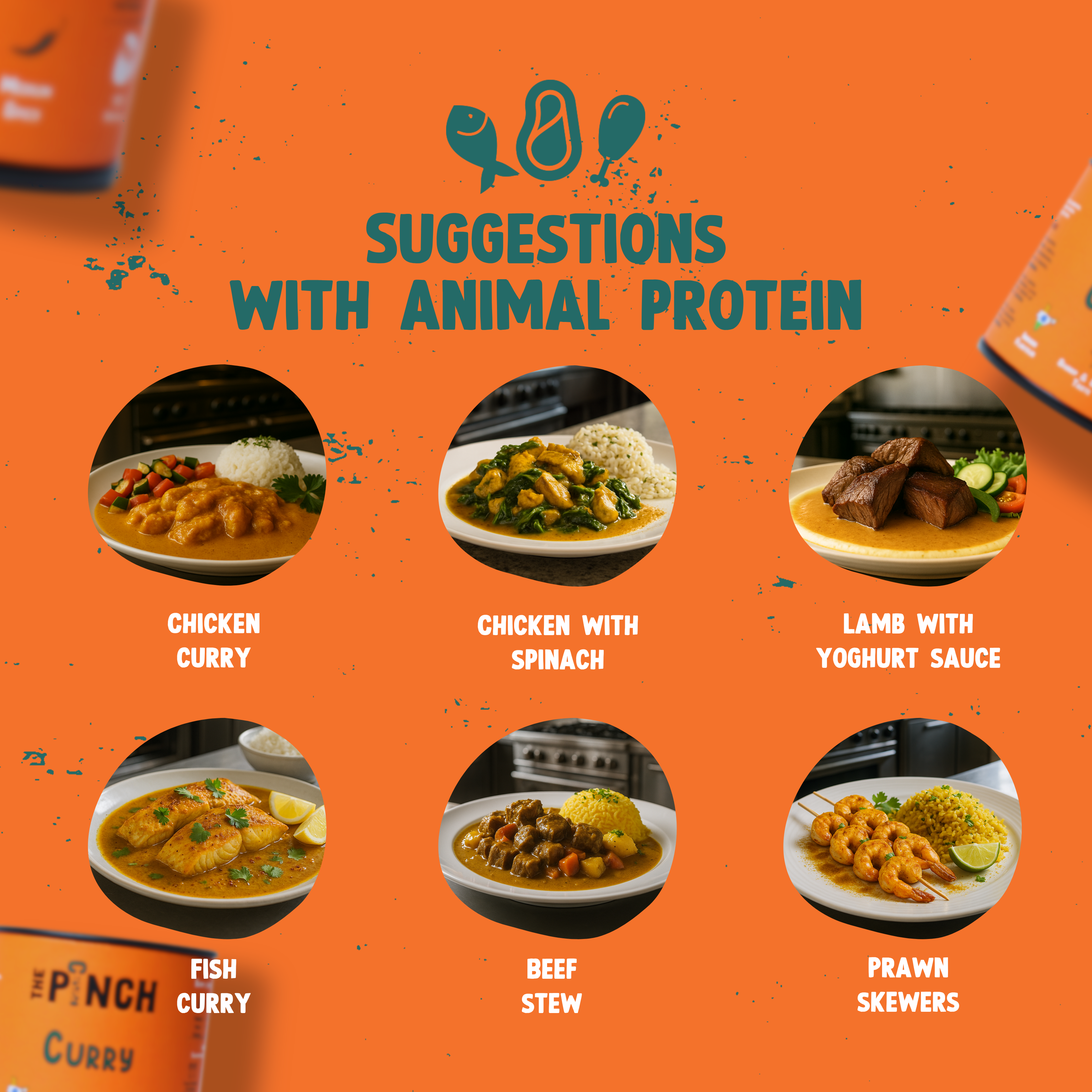 The Pinch - World Spice Blends - Wholesale Dried Spice Mix - Curry - 45g5