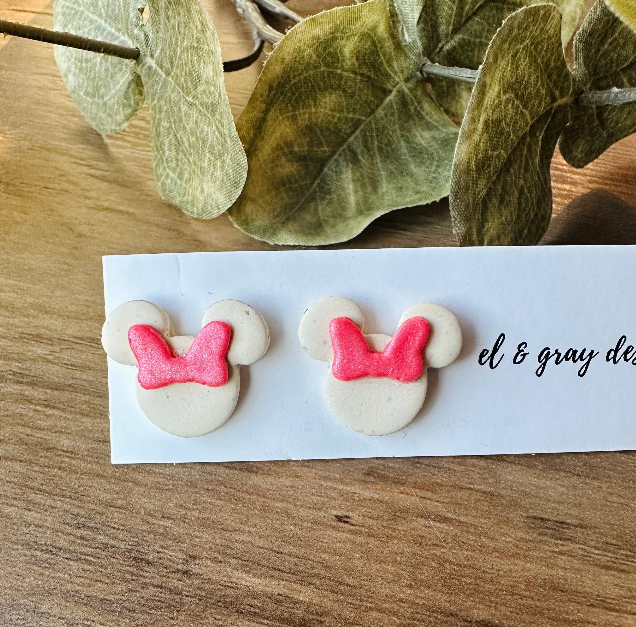 El & Gray Design - Wholesale Dangle Earrings - Theme Park Mouse Earrings (Multiple Styles Available! Click Through)5