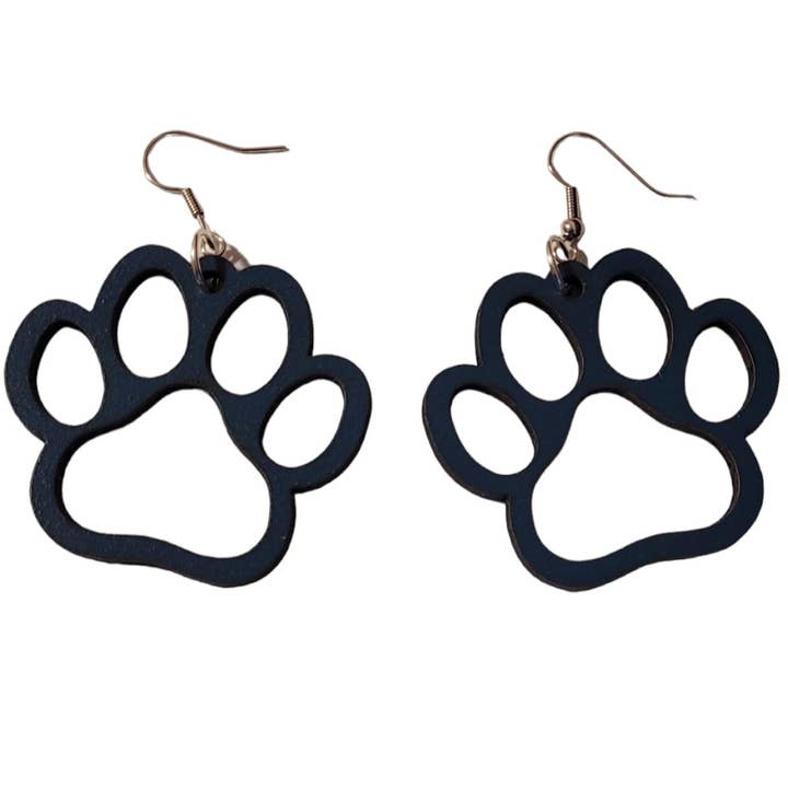 The Country Roost - Wholesale Dangle Earrings - Dog Paw Earrings3