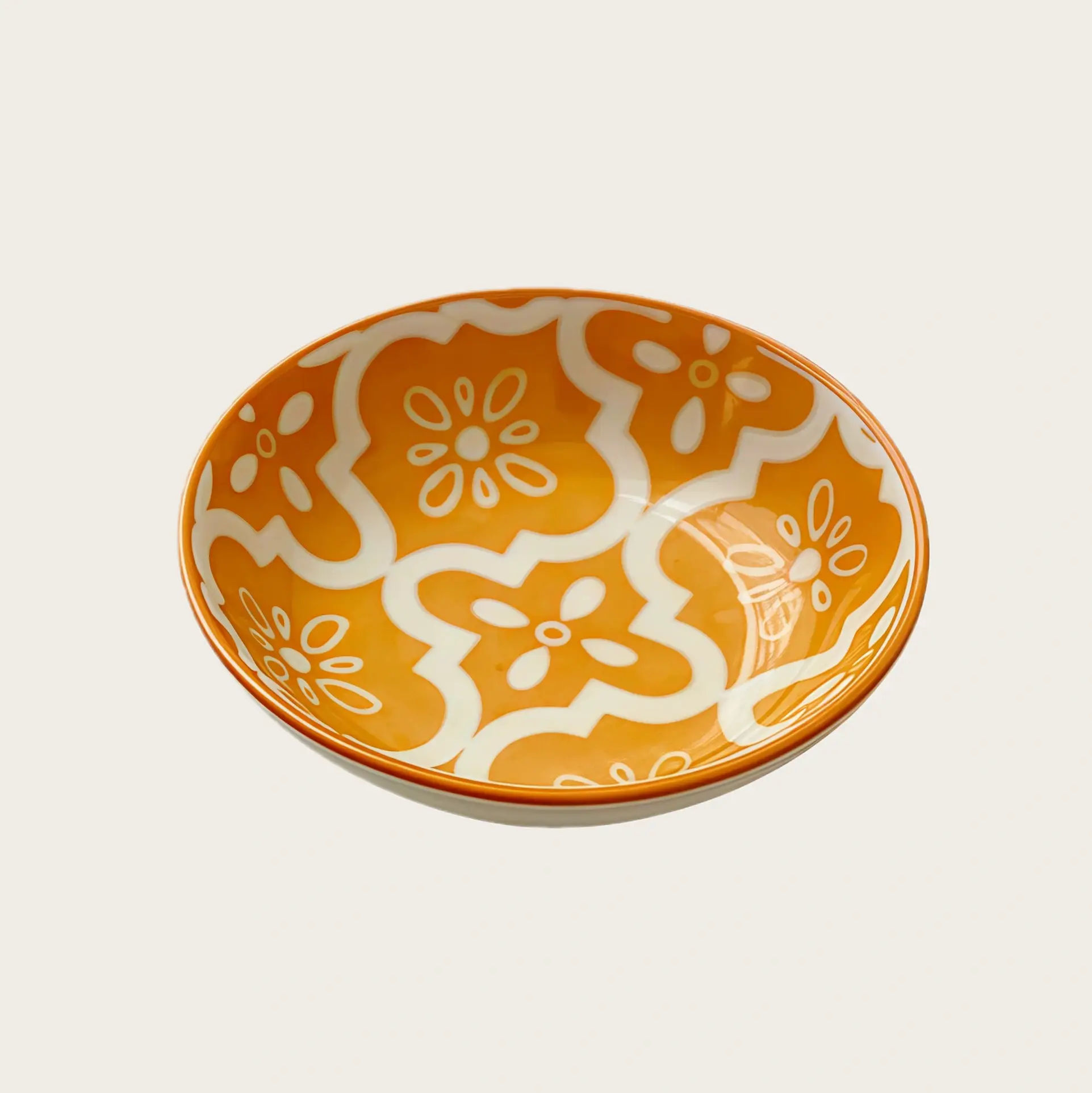 Otterware - Vente Bols à condiments/sauces - Plat à sauce en céramique peint à la main bohème6