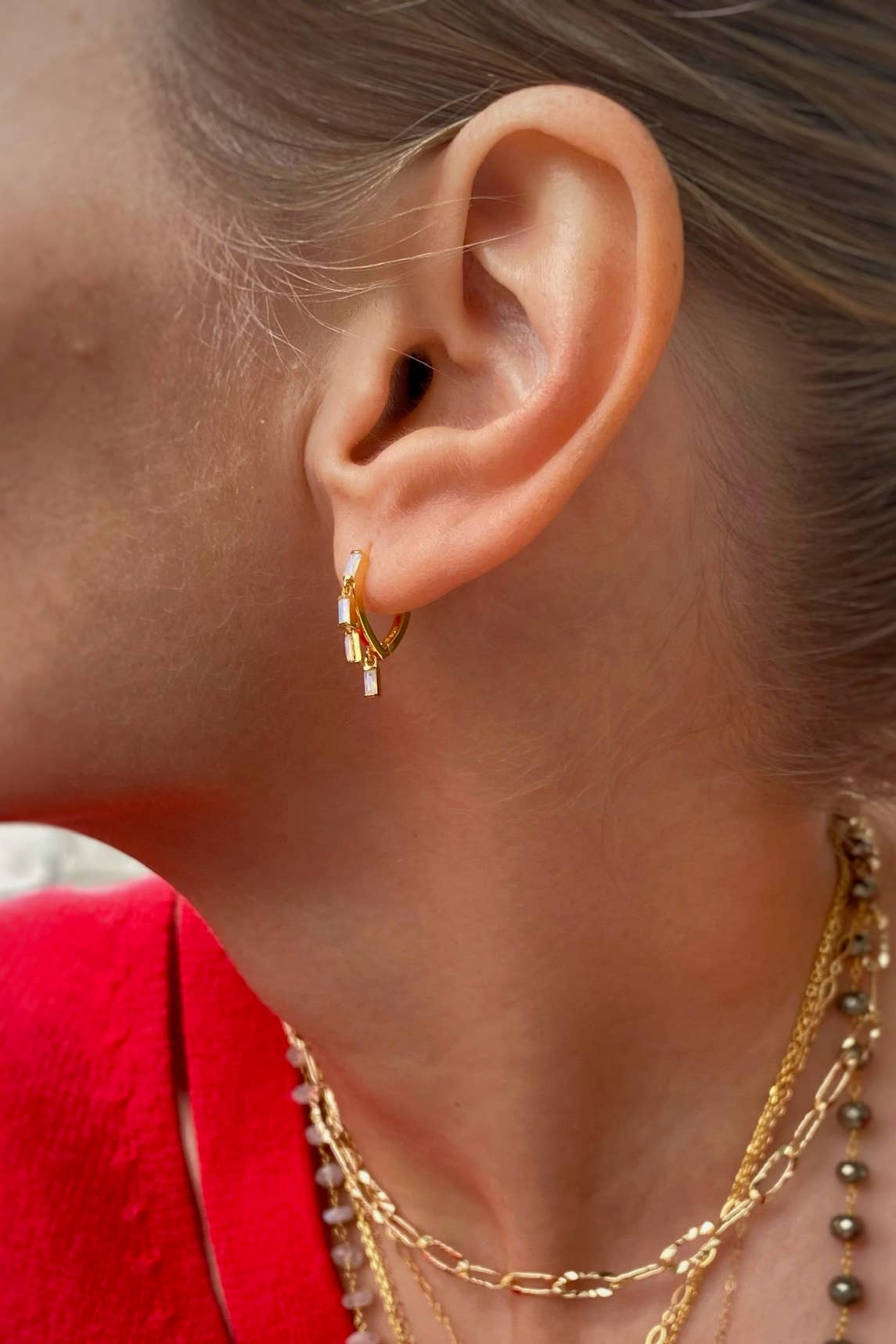 Native Gem - Wholesale Huggie Earrings - FLOATING OPAL HUGGIES1