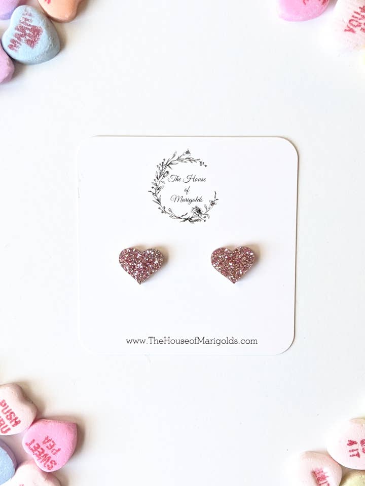 Orecchini a cuore, orecchini San Valentino (copia) per la vendita all'ingrosso da parte di The House of Marigolds