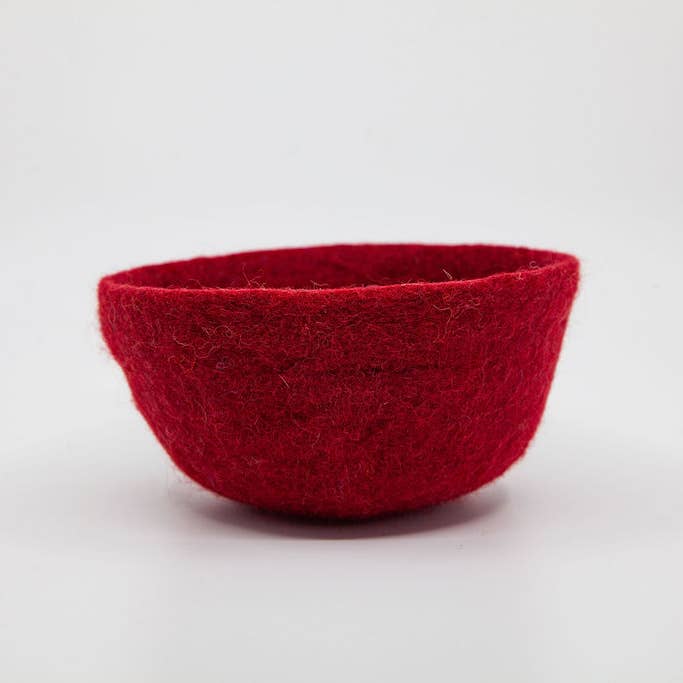 Fibres of Life - Wool & Felt - Wholesale Decorative Plate/Dish/Bowl - Felt Bowl-Large | Wool Storage Bowl | Catch-all Home Decor11