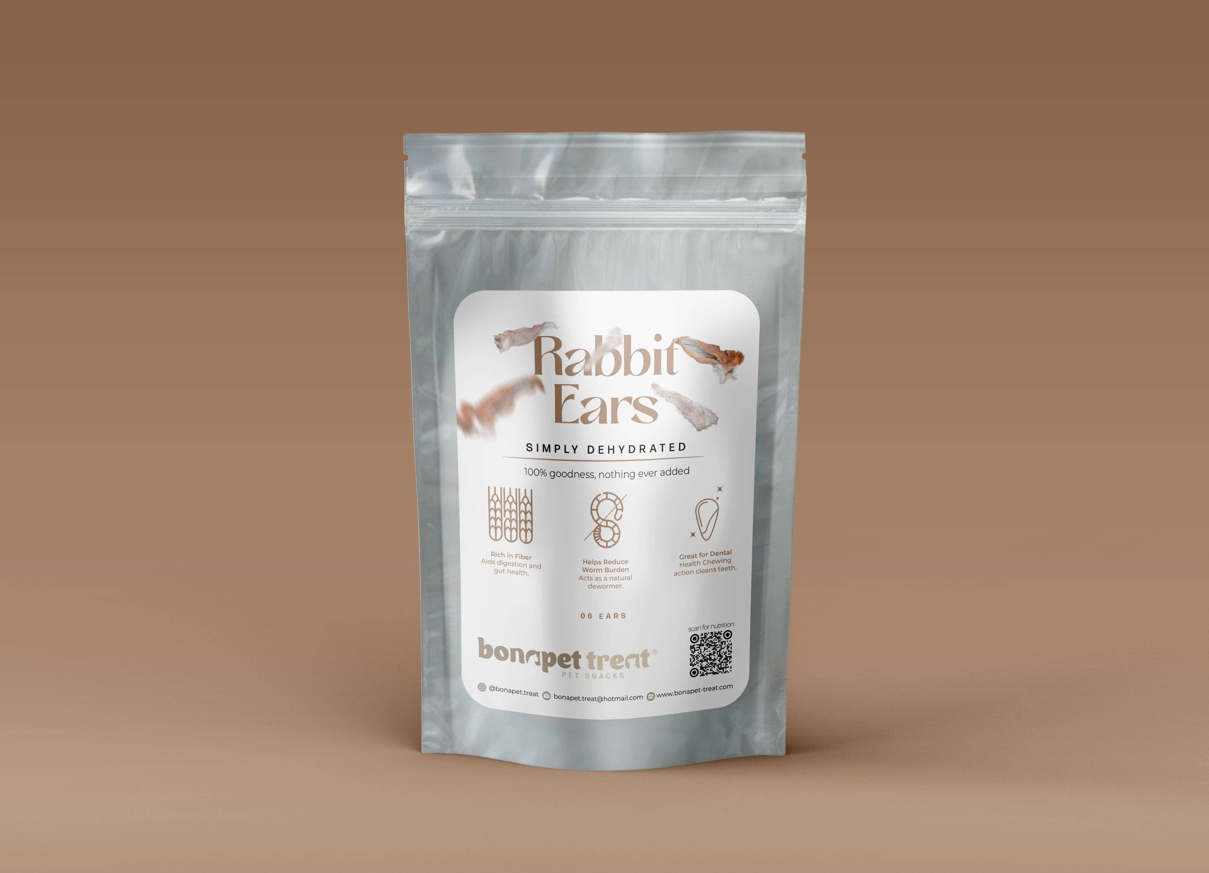 Bonapet Treat - Wholesale Pet Treats - Dog - Rabbit Ears1