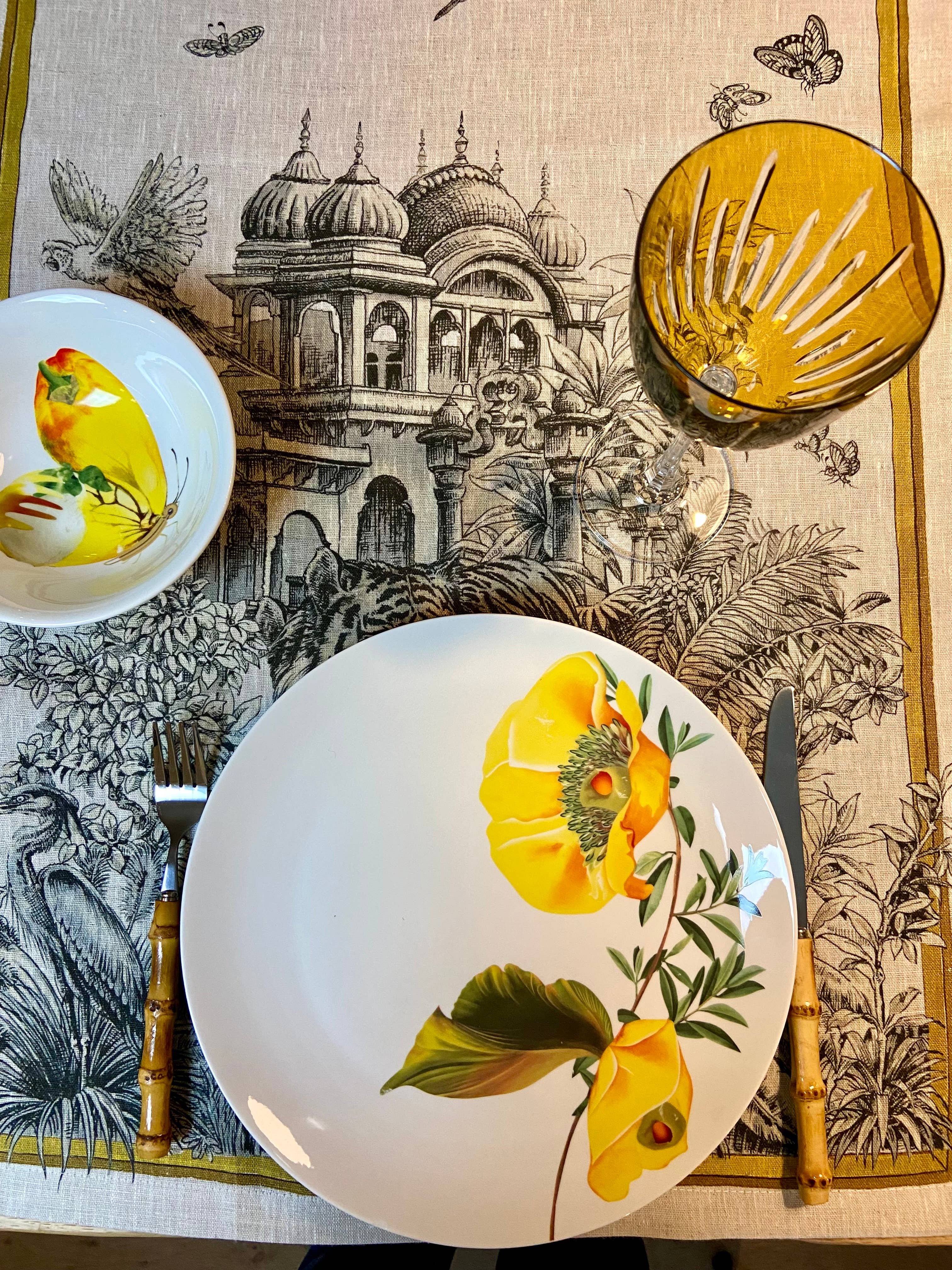 Bordy's - Vendita all'ingrosso Piatto - Botanical Wonders - Set di 4 piatti da cena22