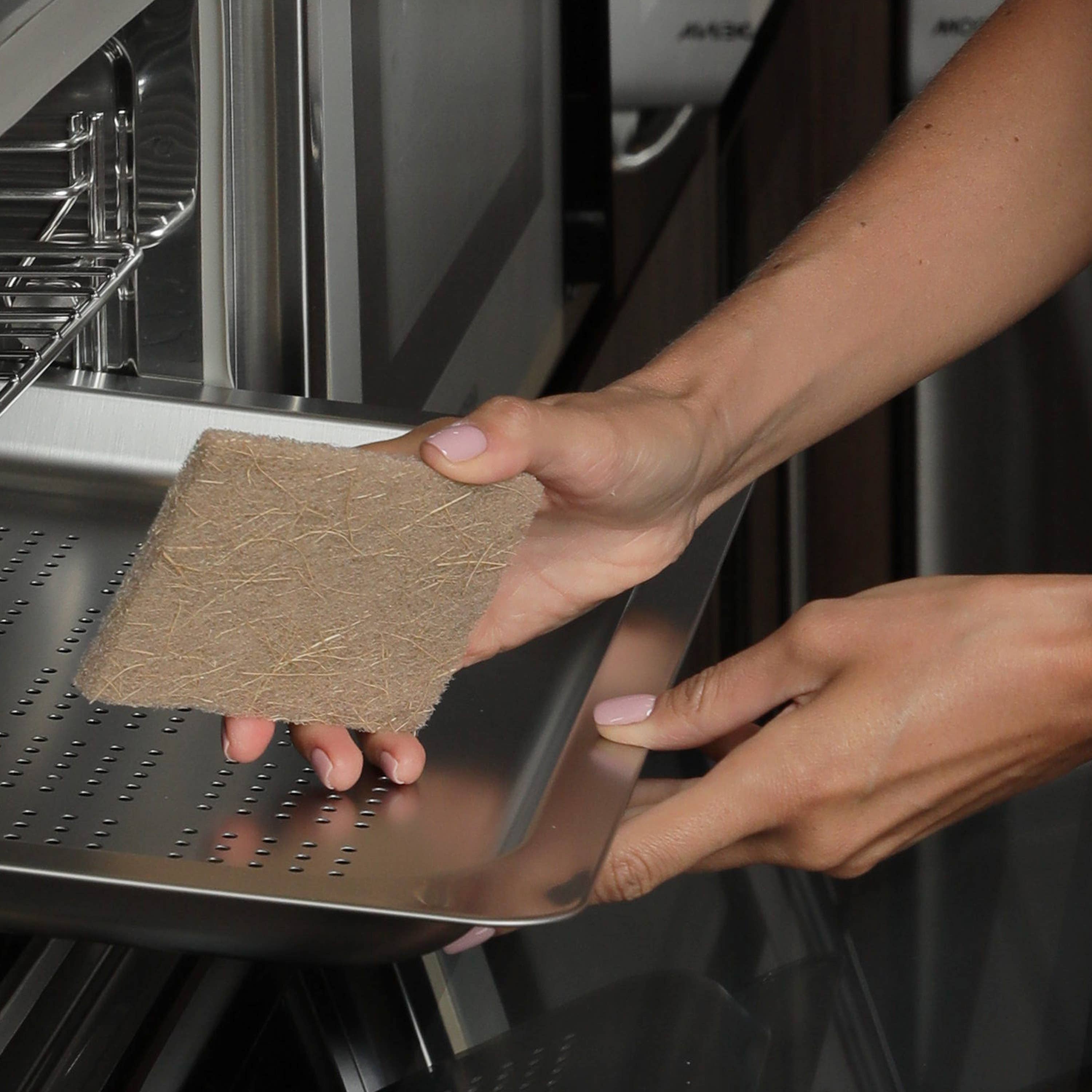 AIRNEX – wholesale Cleaning sponge – Eco Kitchen Cleaning Supplies  - 6 Pack Coconut Scourer1