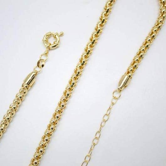 MIA Jewelry - Wholesale Link & Chain Necklace - 5mm Popcorn Chain (F207)1