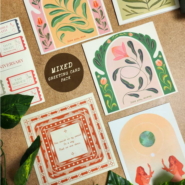 Mixed Greeting Cards Pack for wholesale by Lione & Sheikh