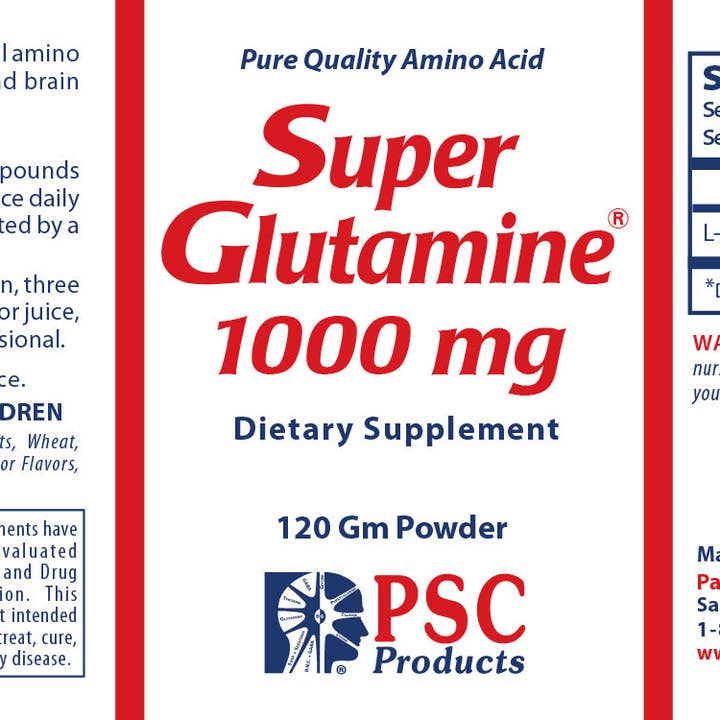 Pain and Stress Center Products - Wholesale Oral Supplement/Vitamin - Super Glutamine — Powder — Gut Repair — Unflavored5