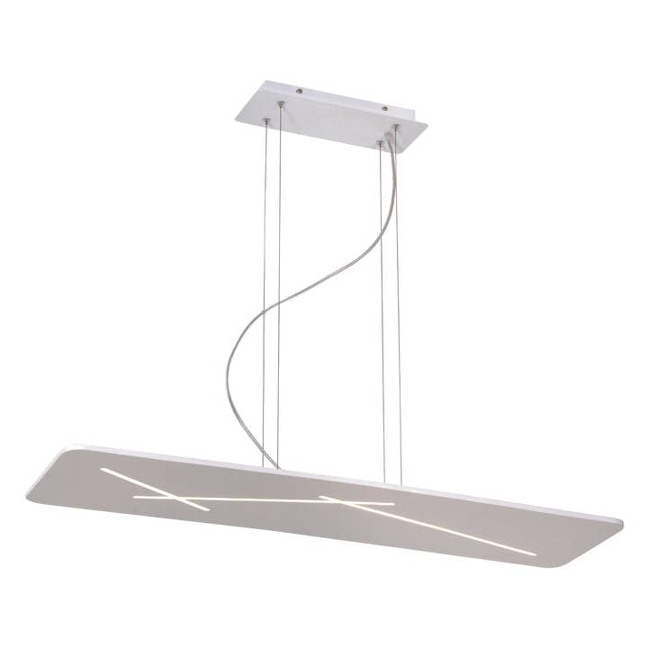 MIMAX - Wholesale Kroonluchter/hangend licht - Spectrum - Lange witte LED-hanglamp